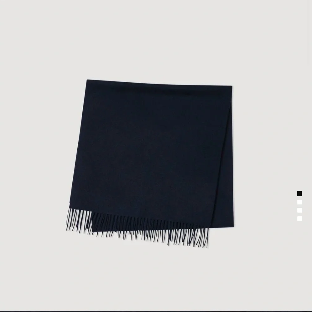 Sandro Wool Cashmere Scarf - Picture 4 of 4